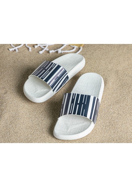 Marine Stripe Kadın Plaj Terlığı 38 Lacivert fiyatları