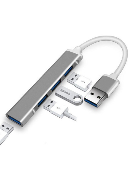 USB 3.0 To 4 Port USB 3.0 Çoklayıcı Dönüştürücü Adaptör Otg