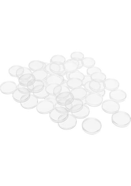 20PCS Temiz Yuvarlak Akrilik Para Kapsülleri Madeni Para Ekran Kılıfı - 40 mm. (Yurt Dışından)