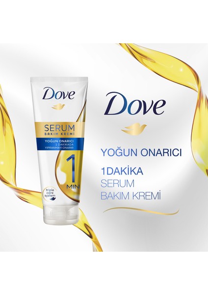 1 Minute Serum Saç Bakım Kremi Yoğun Onarıcı 170 ml X2 Adet