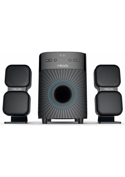 MD-360BT 2+1 38W Bt/aux/usb/fm/led Ekran Multimedia Speaker