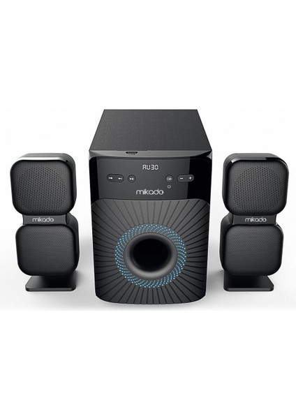 MD-360BT 2+1 38W Bt/aux/usb/fm/led Ekran Multimedia Speaker