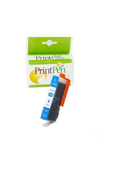 Hp 364 (CB323EE) Cyan (14, 0ml.) Mavi Muadil Kartuş