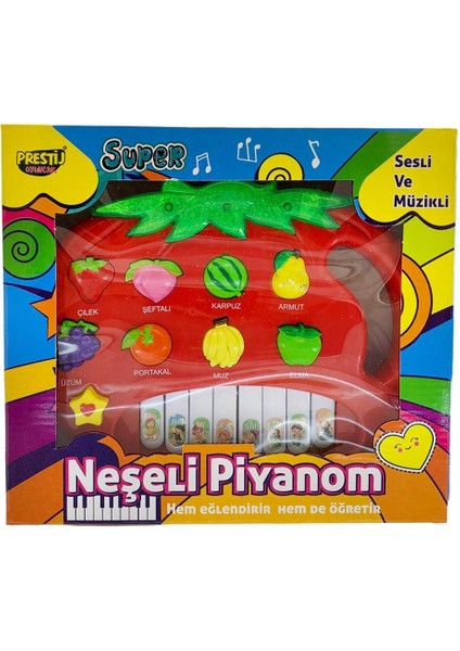 Türkçe Sesli Meyveleri Tanıyalım Neşeli Piyanom fiyatları