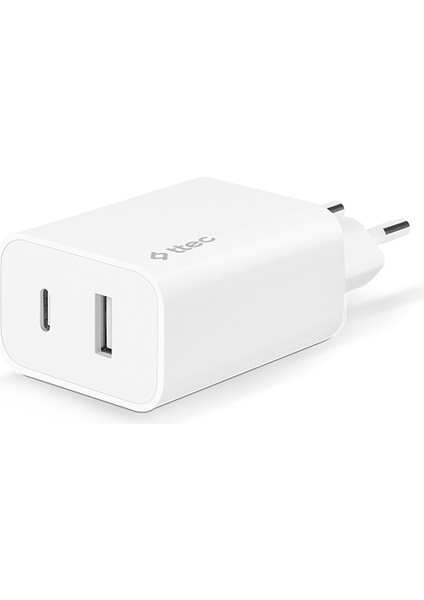 32W Smartcharger Duo Usb-C+Usb-A Seyahat Şarj Aleti