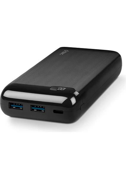 Powerslim LCD Pd 20.000 Mah Powerbank / Taşınabilir Şarj Aleti Usb-C Giriş/çıkış 2BB186S