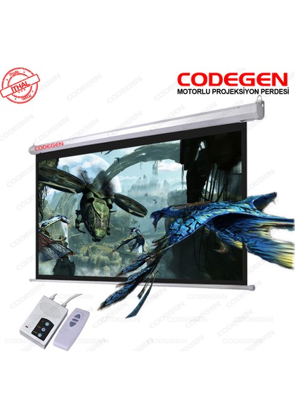 Ex-60 600X450 cm Motorlu Elektrikli Uzaktan Kumandalı Projeksiyon Perdesi (Arkası Siyah Fonlu) fiyatları