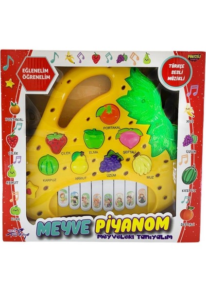 Türkçe Sesli Meyveleri Tanıyalım Meyve Piyanom fiyatları