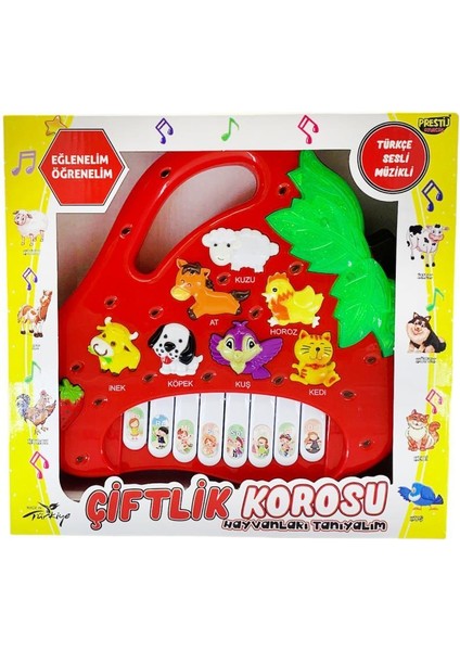 Türkçe Sesli Hayvanları Tanıyalım Çiftlik Korosu Piyano fiyatları