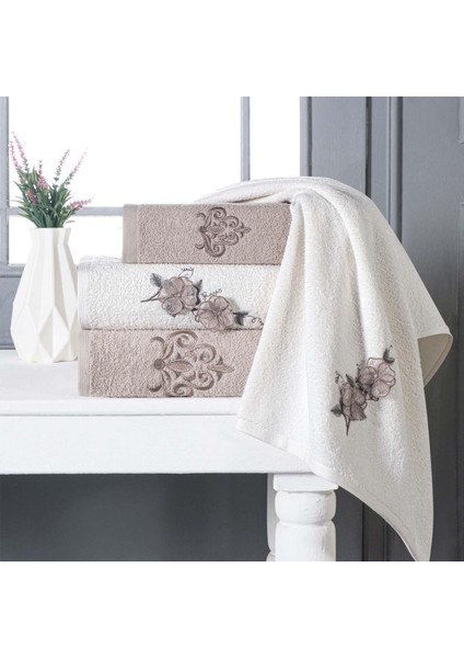 Aura Hamam Seti- 4 Parça-Bej