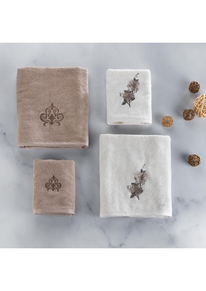 Aura Hamam Seti- 4 Parça-Bej modelleri