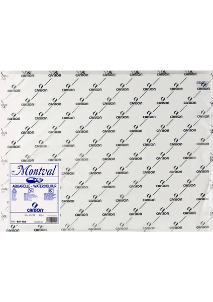 Montval 300GR 50X70CM Sulu Boya Kağıdı 10'lu