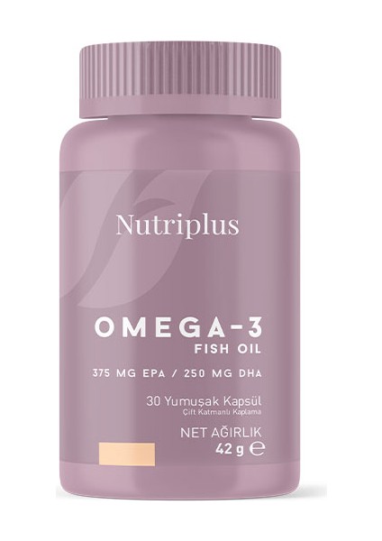 Omega 3 Balık Yağı 30 Yumuşak Kapsül