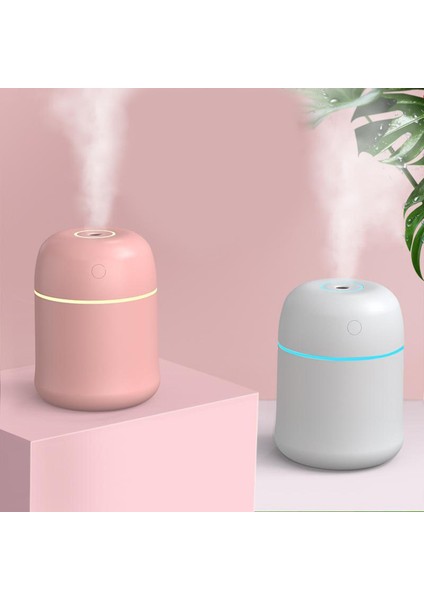Taşınabilir LED USB Mini Araba Ev Hava Nemlendiricisi Aroma Yağ Difüzör Sis Temizleyici Pembe (Yurt Dışından) fiyatları