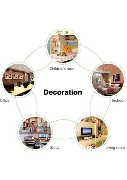 Renk Değiştiren 3D Dekoratif Şekilli LED Lamba - 12CM (Yurt Dışından) fiyatları