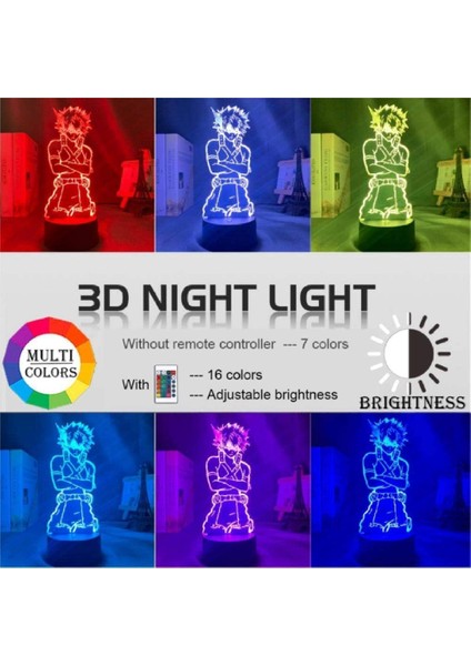 Renk Değiştiren 3D Dekoratif Şekilli LED Lamba - 12CM (Yurt Dışından) fırsatları