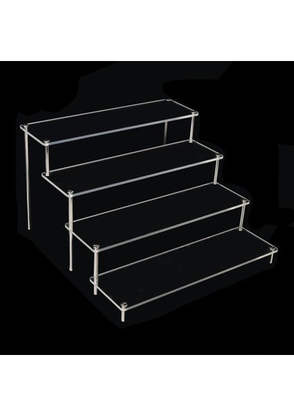 Minimalizm Akrilik Ekran Takı Modelleri İçin Riser Standı Oyuncaklar Kararlı Standı 4 Katlı Widh 27 x 21 cm. (Yurt Dışından)