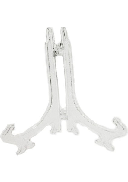 5pcs Plastik Ekran Şövale Standı Tabağı Kase Resim Fotoğrafı Kaide Tutucu Raf 4 x 25 cm. (Yurt Dışından)