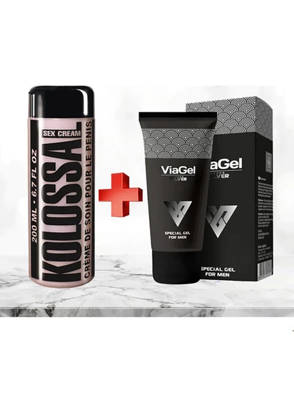 Krem 200 + Viagel Silver Erkeklere Özel Penis Kremi 50 ml