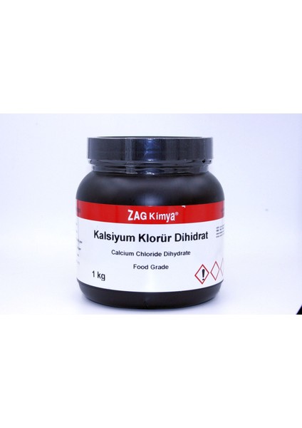 Kalsiyum Klorür Dihidrat %99 Food Grade 1kg