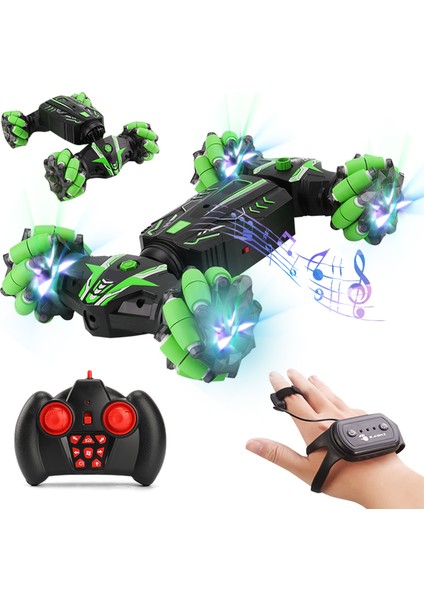 Rc Dublör Araba 4WD 2.4ghz Izle Hareket Sensörü Kontrolü