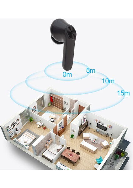 Xt-18 Dijital Göstergeli Tws Kablosuz Bluetooth Kulaklık AL-35019