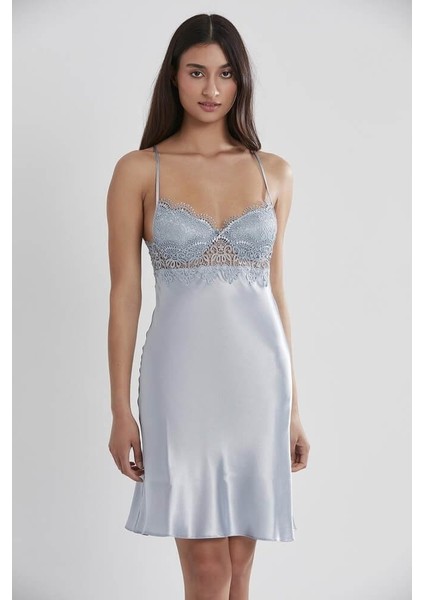 6'lı Kaplı Gecelik Sabahlık Set 6325 Mist