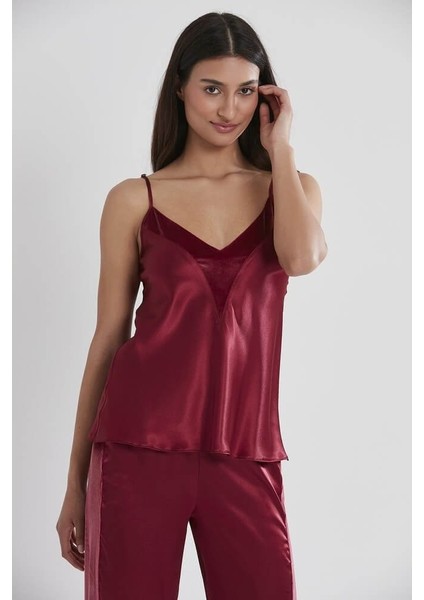 Saten 3lü Pijama Takımı 2040