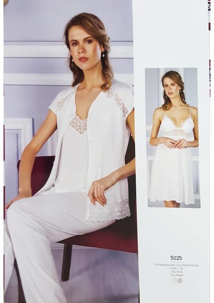 6'lı Modal Gecelik Sabahlık Çeyiz Seti 5025 fiyatları