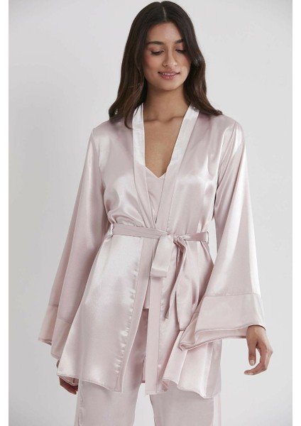 Saten 3lü Pijama Takımı 2040