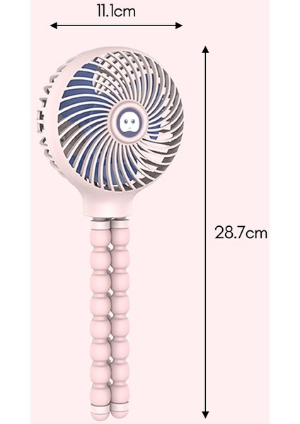 Kkmoon Taşınabilir Handeld Mini Fan Bebek Arabası Fanı Esnek (Yurt Dışından)