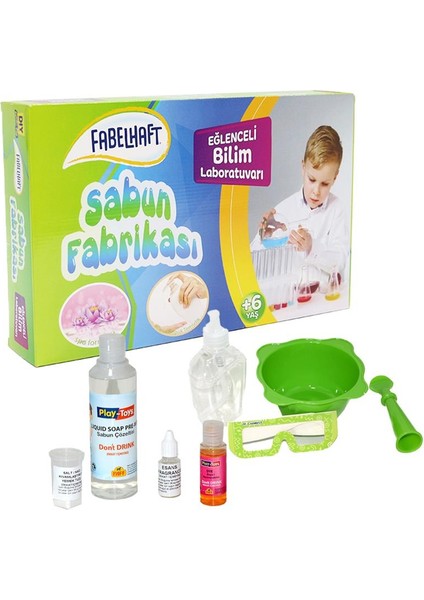 Playtoys Fabelhaft Sabun Fabrikası Eğlenceli Bilim Laboratuvarı