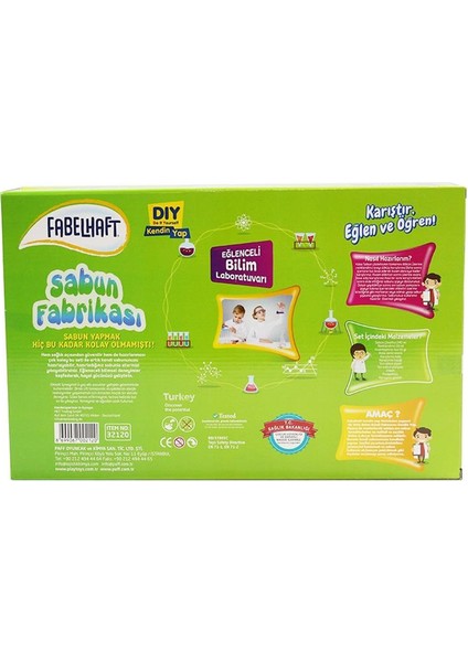 Playtoys Fabelhaft Sabun Fabrikası Eğlenceli Bilim Laboratuvarı