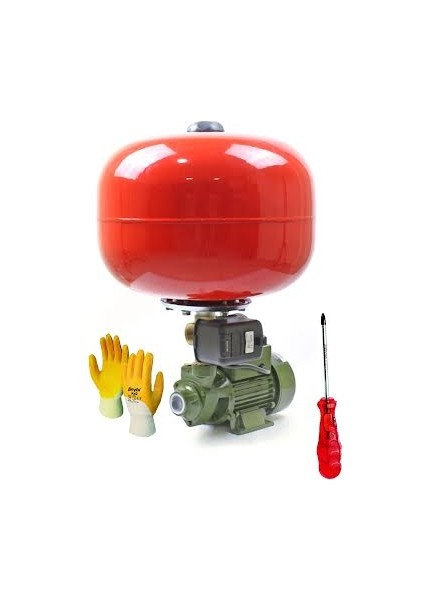 QB60 24 Lt Tank Santrifüj Otomatik Hidrofor Pompa Paket Hidrofor 0,5 Hp Set Scqbful