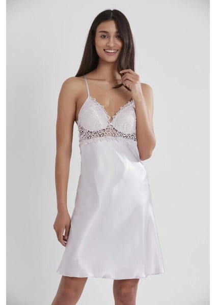 6'lı Saten Gecelik Sabahlık Çeyiz Seti 6955 Viola fiyatları