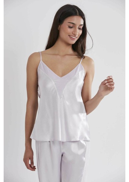 Saten 3lü Pijama Takımı 2040 Viola Renk indirimleri