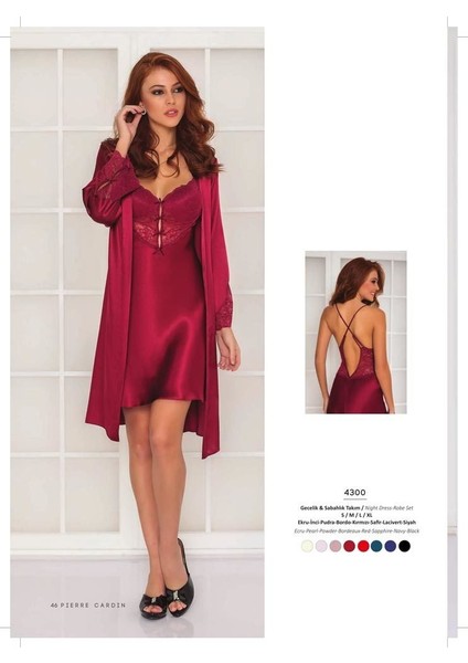2li Saten Kısa Gecelik Sabahlık 4300 indirimleri