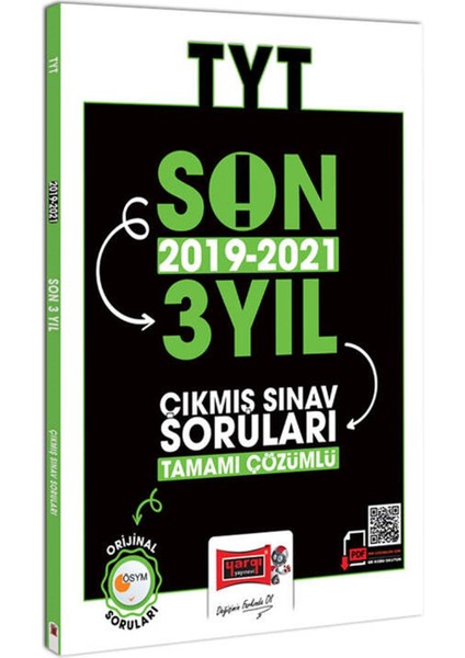 Yargı Yayınevi TYT Son 3 Yıl (2019-2021) Tamamı Çözümlü Çıkmış Sorular