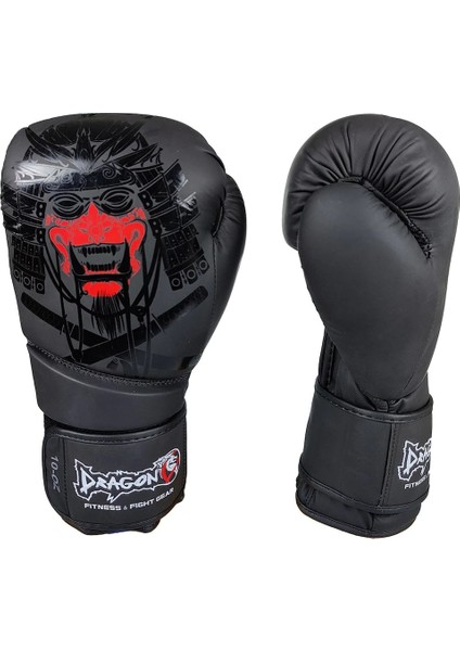 Yakuza Boks Eldiveni Muay Thai Kick Boks Eldiveni ve Whiteface Boks Bandajı 2’li Set