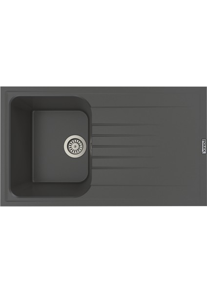 Cristalüx Granit Eviye P-02+Luxury Antrasit