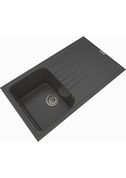 Cristalüx Granit Eviye P-02+Luxury Antrasit