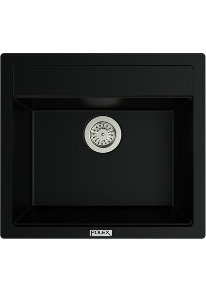 Cristalüx Granit Eviye P-08+Swan-3 Siyah