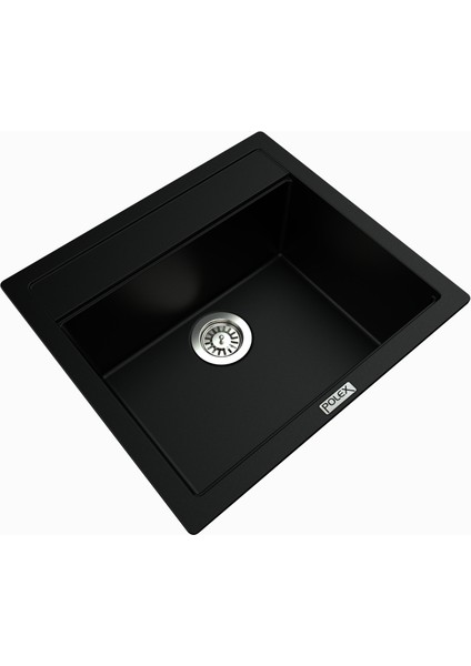 Cristalüx Granit Eviye P-08+Swan-3 Siyah