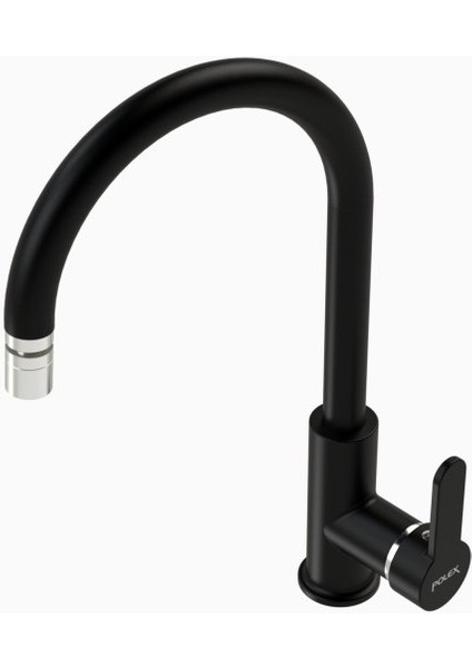 Cristalüx Granit Eviye P-08+Swan-3 Siyah