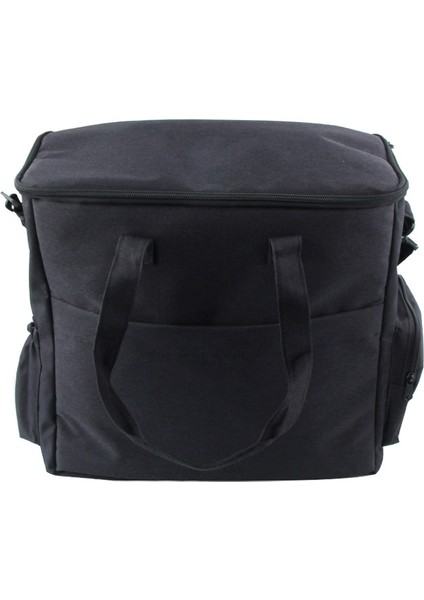 Seyahat Taşınabilir Yeter Pet Malzemeleri Depolama Köpek Kasesi Olmadan Tek Omuzlu Çanta (Siyah) (Yurt Dışından)