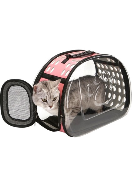 Pet Şeffaf Uzay Kapsülü Dışarı Paketi, Boyut: Küçük (Pembe) (Yurt Dışından)