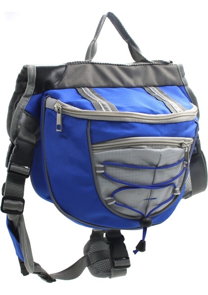 Sırt Çantasından Köpekler Için Kendinden Taşınabilir Sırt Çantası Nefes Alabilen Örgü Çantası, Özellikler: L (Mavi) (Yurt Dışından)