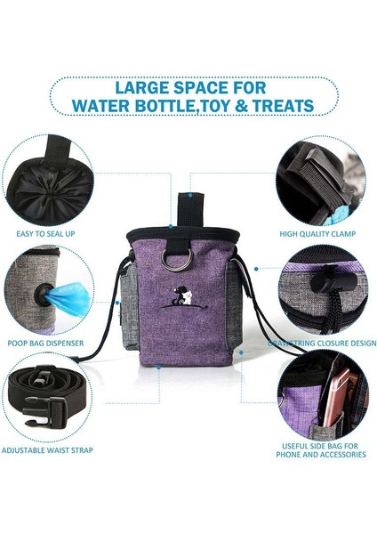 Evcil Hayvan Eğitim Çantası, Şartname: Mor Bel Çantası (Yurt Dışından) modelleri