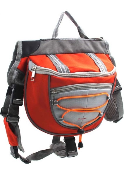 Sırt Çantasından Köpekler Için Kendinden Taşınabilir Sırt Çantası Nefes Alabilen Örgü Çantası, Spesifikasyon: S (Turuncu) (Yurt Dışından)