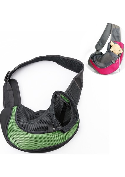 Köpek ve Kedi Sling Taşıyıcı Eller Ücretsiz Tersinir Pet Papoose Torbası, Boyut ﾣﾺ Büyük (Yeşil) (Yurt Dışından) fiyatları